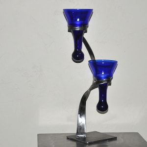 Decorative candle holders and tealight holders, Handmade, Wrought iron candle holder