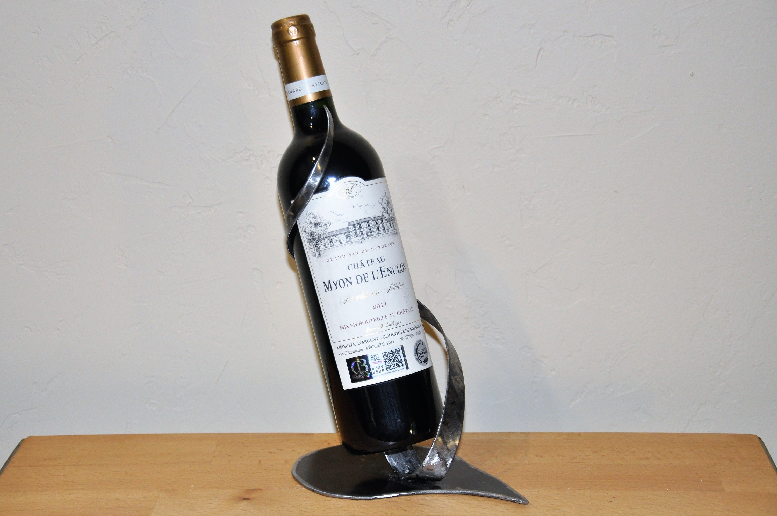 Support à Bouteille Led, Porte de Vin/Support Fait Mains, Cadeaux Homme