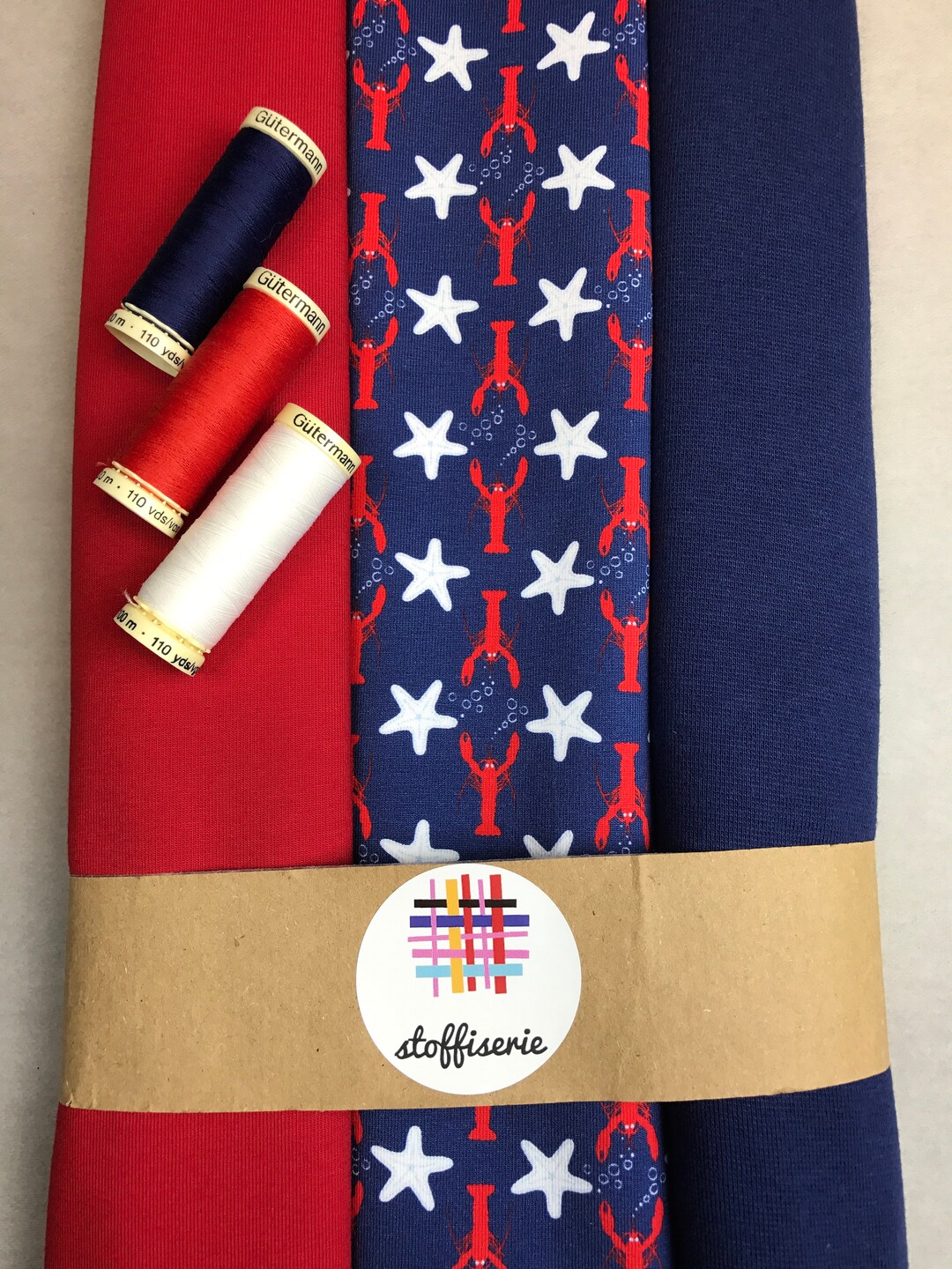 Stoffpaket Jersey Lobster Shirt HILCO Hummer