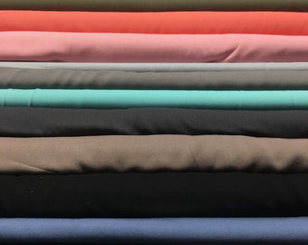 Sarga de viscosa Tejido de blusa de viscosa liso