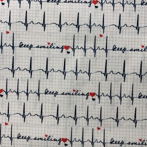 50 cm 100% cotton ECG Keep smiling Toni