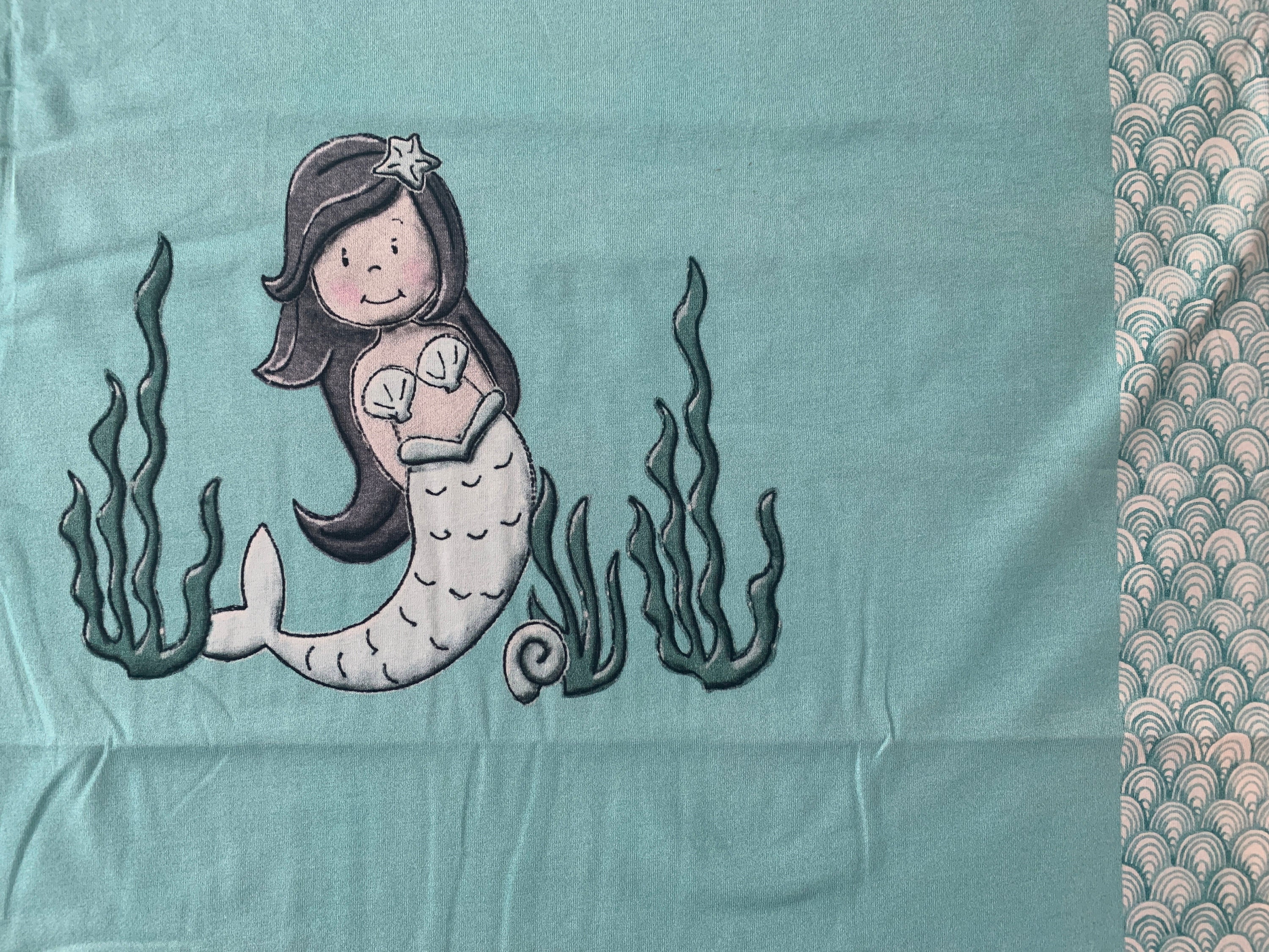 Kinderstoff Hilco Stoff Meerjungfrau Hilco Jersey Panel