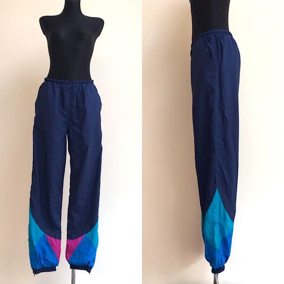 dark blue track pants