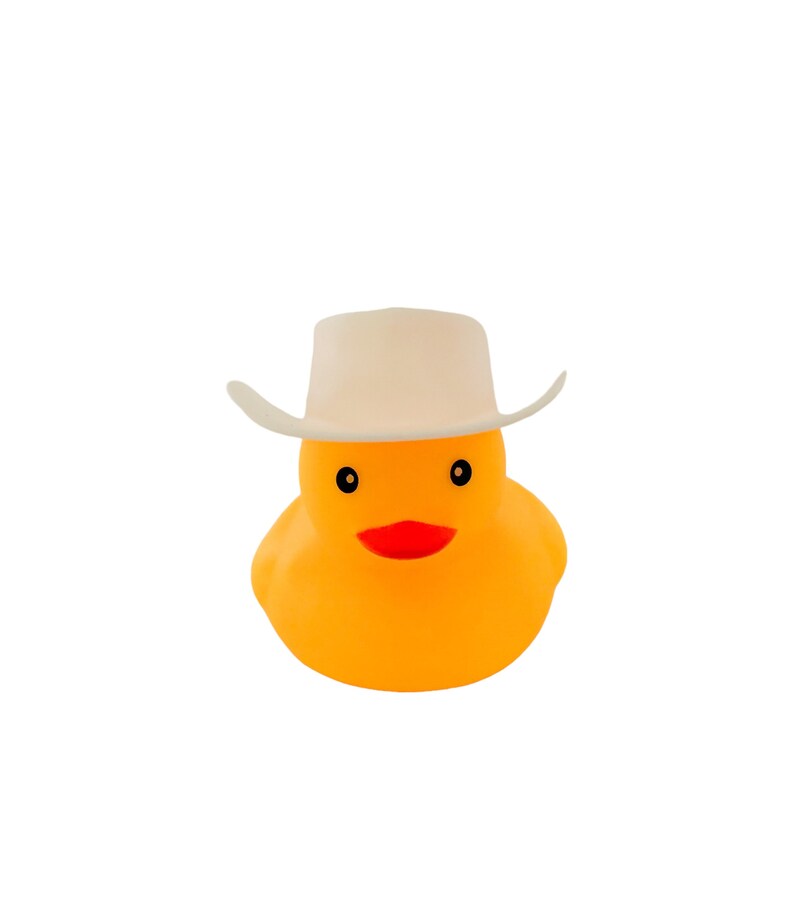 Cowboy Hat Themed Yellow Rubber Duck Ducks Pink Black Cow Etsy