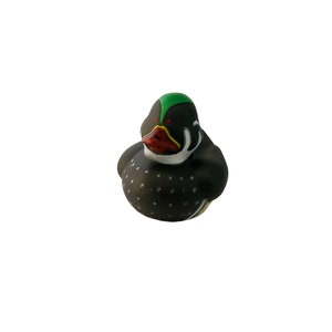 Duck Decoy Themed Multicolored Rubber Ducks - Individual or Set of 4 - Mallard Duck Hunting Bird 1