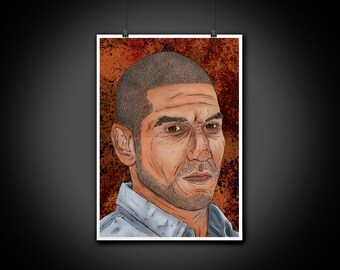 ジョン・バーサル直筆サイン入り 8x10 ウォーキング・デッド シェーン