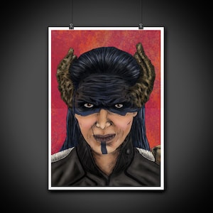 Proxima Midnight Art Illustration Print
