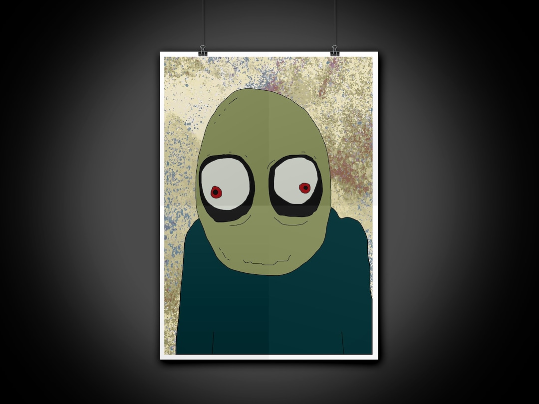 salad-fingers-color-portrait-art-illustration-print-wall-art-home-decor