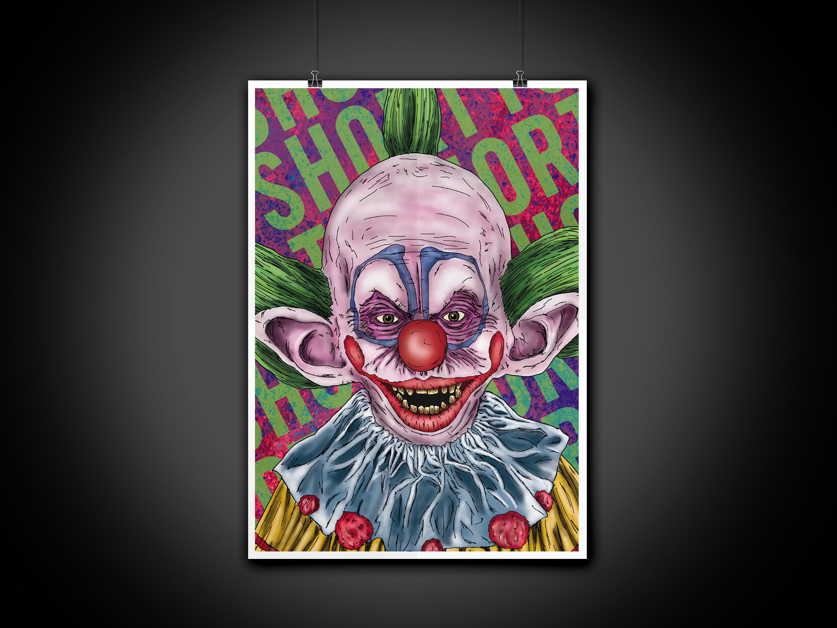 Shorty Killer Klowns From Outer Space Color Portrait Art