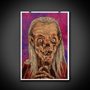 Crypt Keeper Tales from the Crypt Color Portrait Art Illustration Print