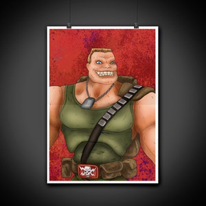 Brick Bazooka Small Soldiers Color Portrait Art Illustration Print Wall Art Home Decor