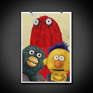 Don&#39;t Hug Me I&#39;m Scared DHMIS Portrait Art Illustration Print