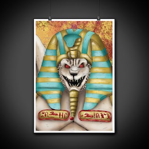 Power Rangers King Spyynx Color Portrait Art Illustration Print Wall Art Home Decor