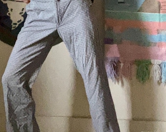 Dries Van Noten X Verner Panton Brown Cotton Wave Denim Pants Size