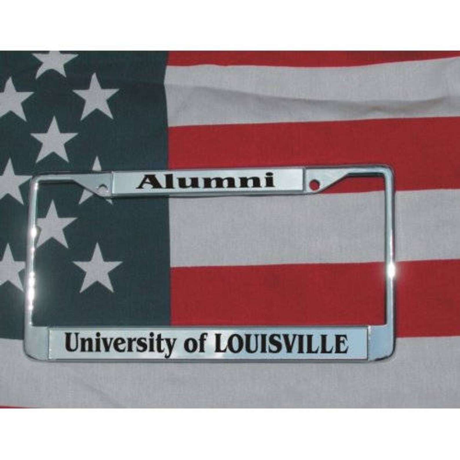 UNIVERSITY of LOUISVILLE Alumni Chrome Laser Engraved License Etsy