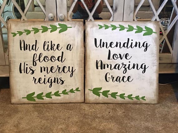 Unending Love Amazing Grace 18 X 22 Etsy