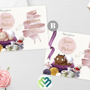 Little Princess Baby Shower Invitation Princess Theme Baby Shower Pink Princess Baby Girl Invite Girl Baby Shower Princess on the Way