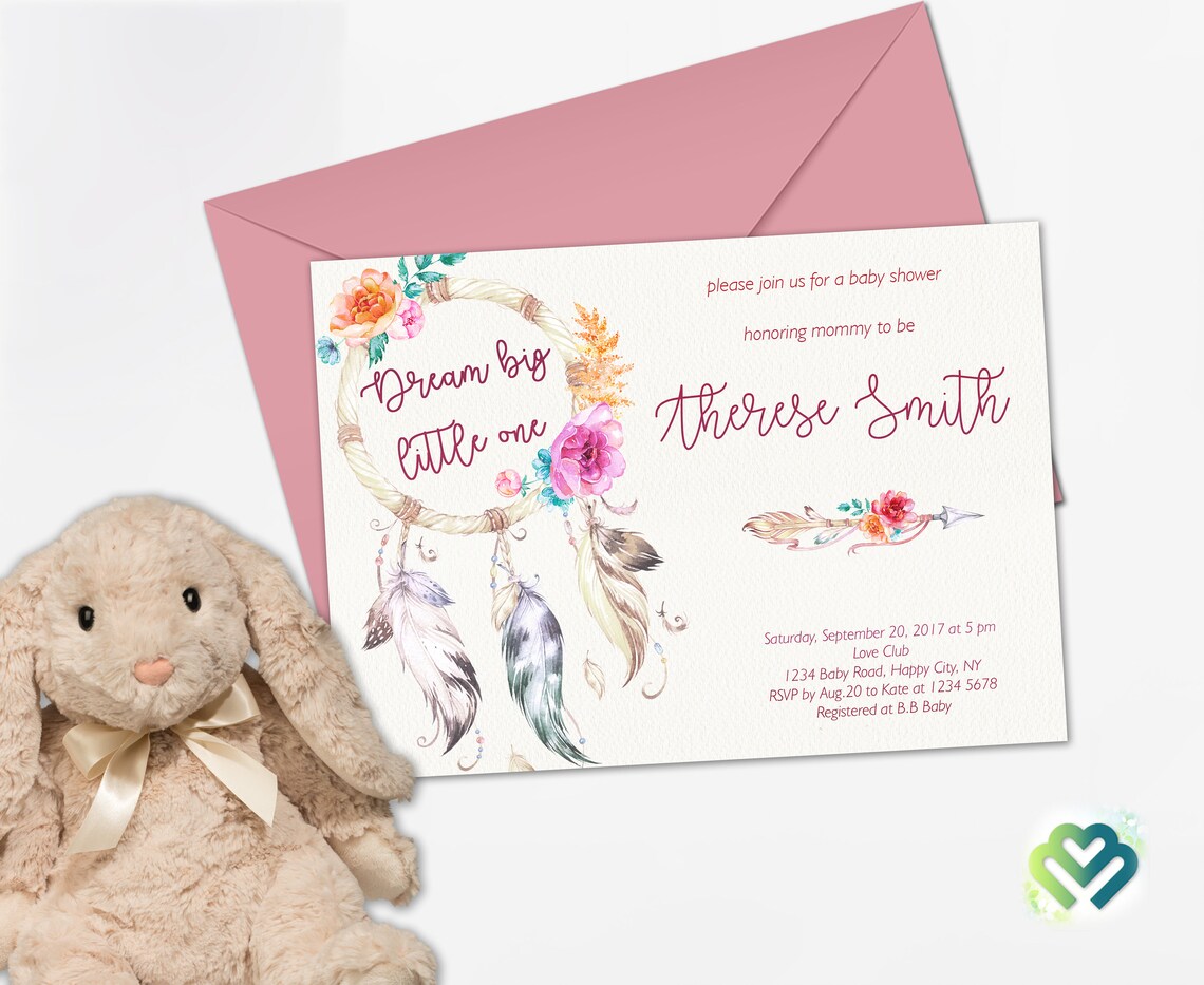 Boho Floral Baby Shower Signs Bundle Printable Cards Baby Etsy