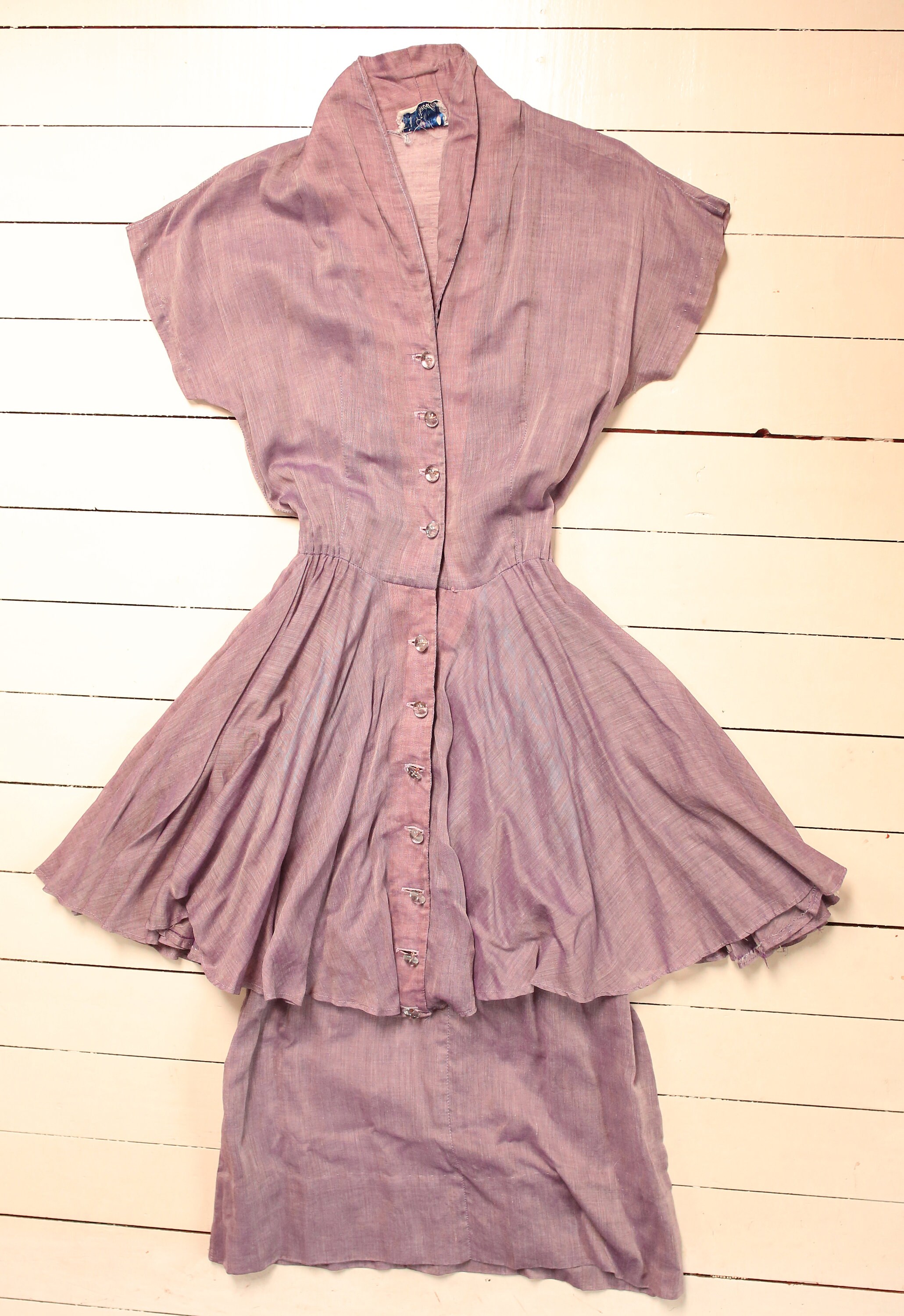Lavendel 50s Kleid Etsy