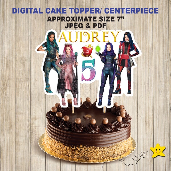 Descendants Cake - Etsy