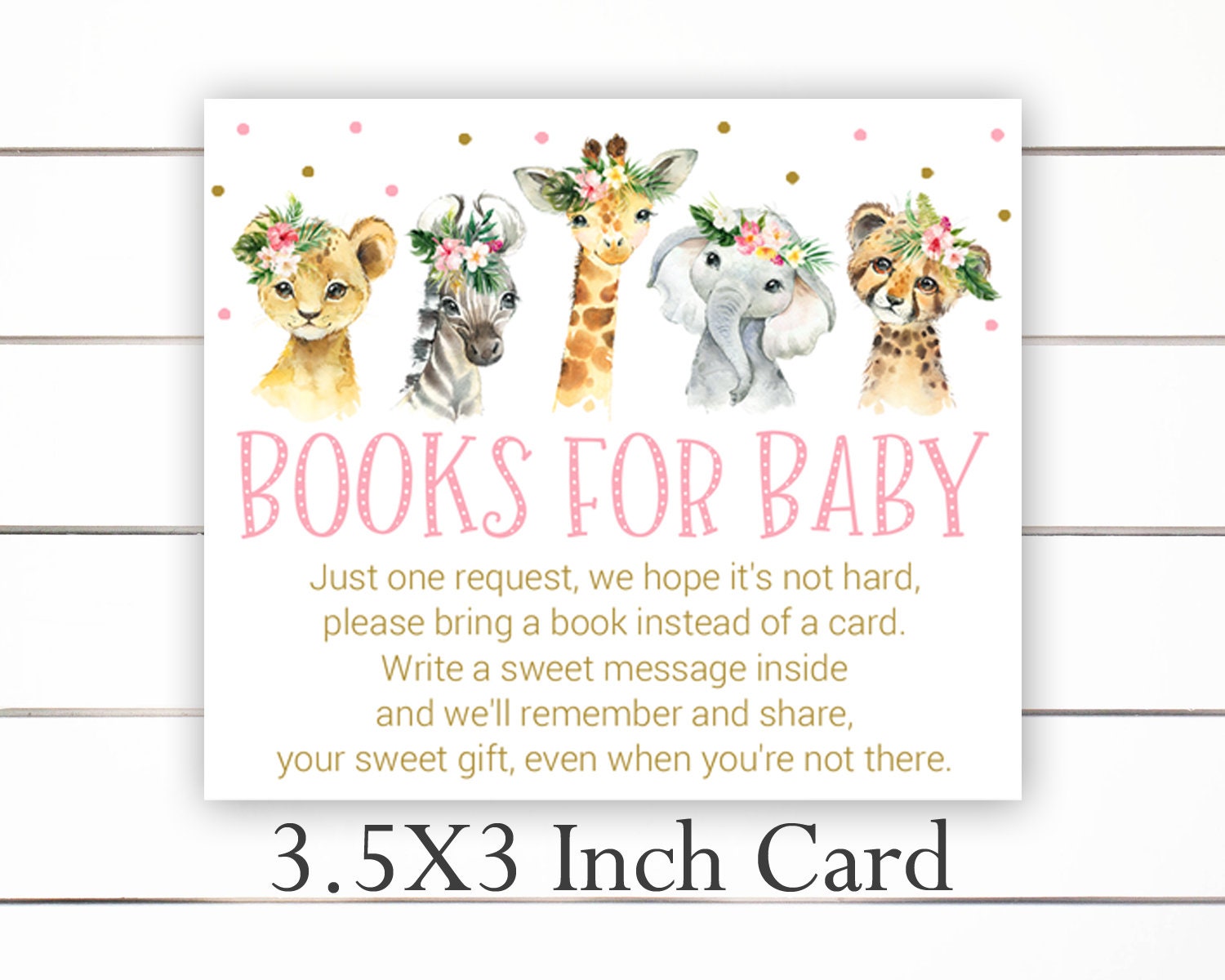 Books for Baby Card Printable Books for Baby Insert Books - Etsy