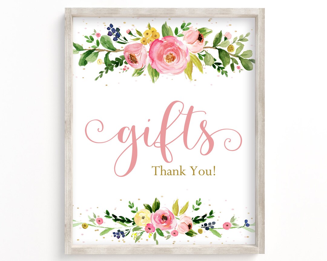 Baby Shower Gifts Sign Gifts Table Sign Baby Shower Gifts Etsy