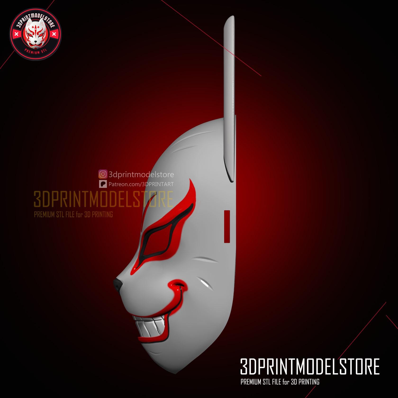 Genba Kazama Cosplay Mask - the Elusive Samurai - Anime