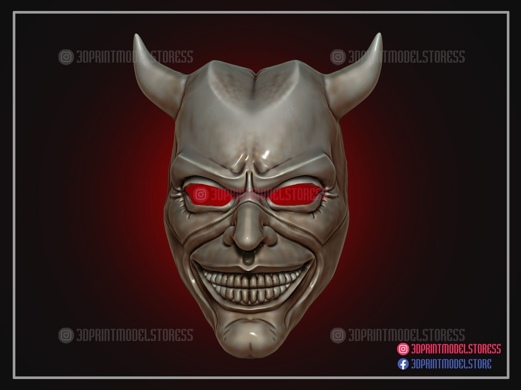 The Black Phone Movie the Grabber Mask 3D Print Model STL Etsy Ireland