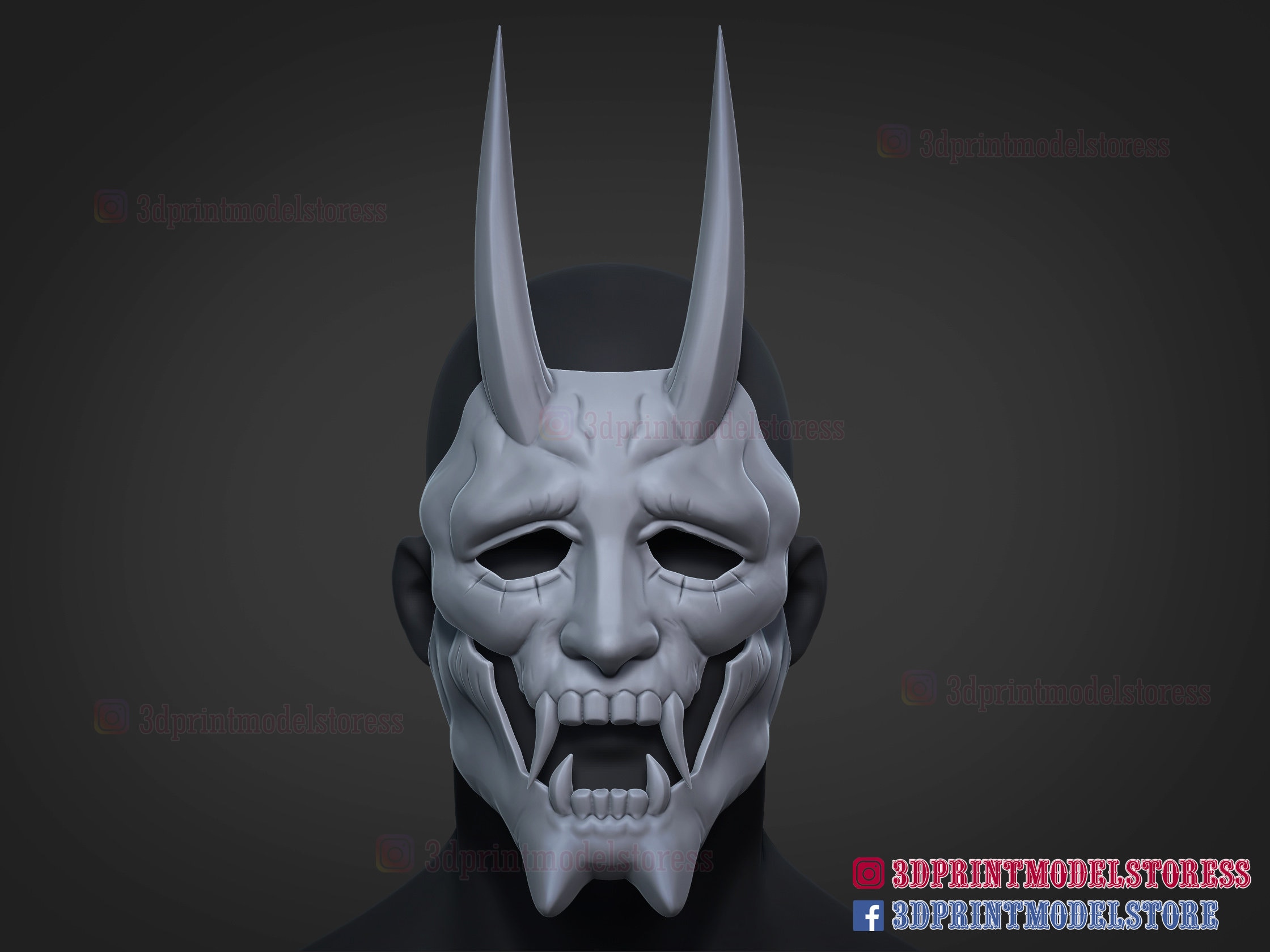 Pink Mask from Neon White Game - Fan Art 3D model 3D printable