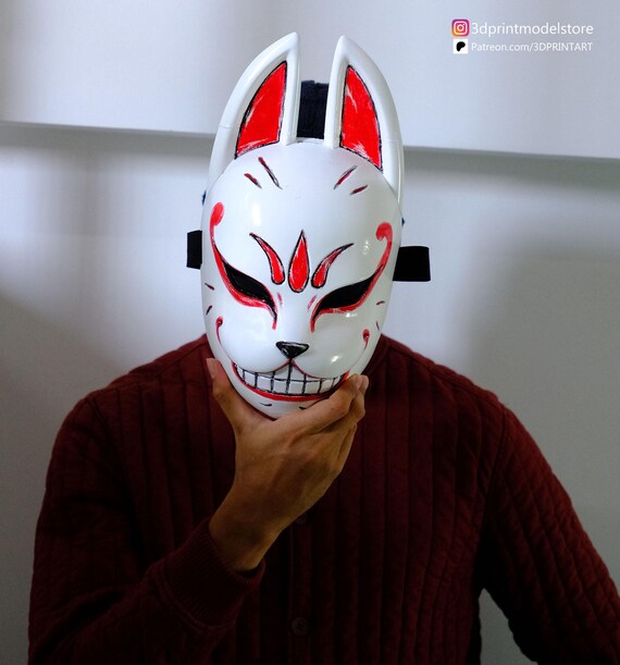 Genba Kazama Cosplay Mask - the Elusive Samurai - Anime