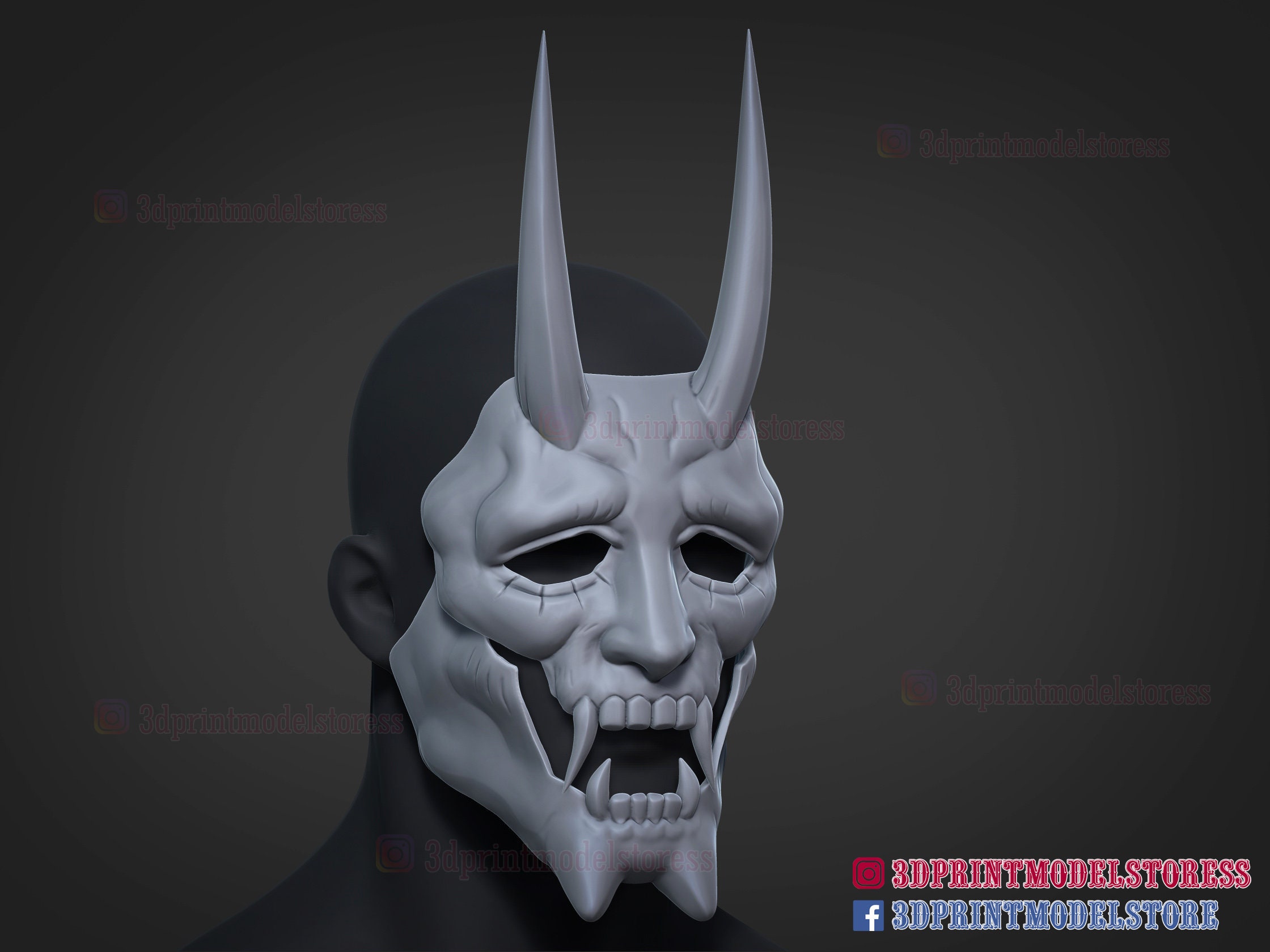 Pink Mask from Neon White Game - Fan Art 3D model 3D printable