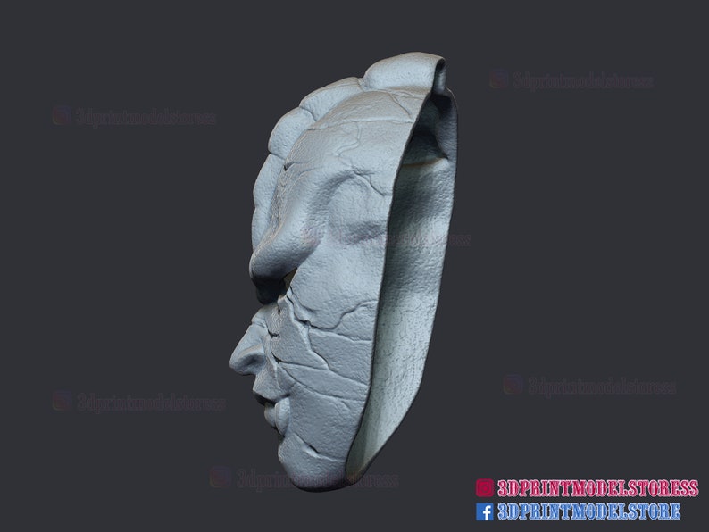 Jojo Stone Mask for Cosplay Halloween Costume STL File Etsy