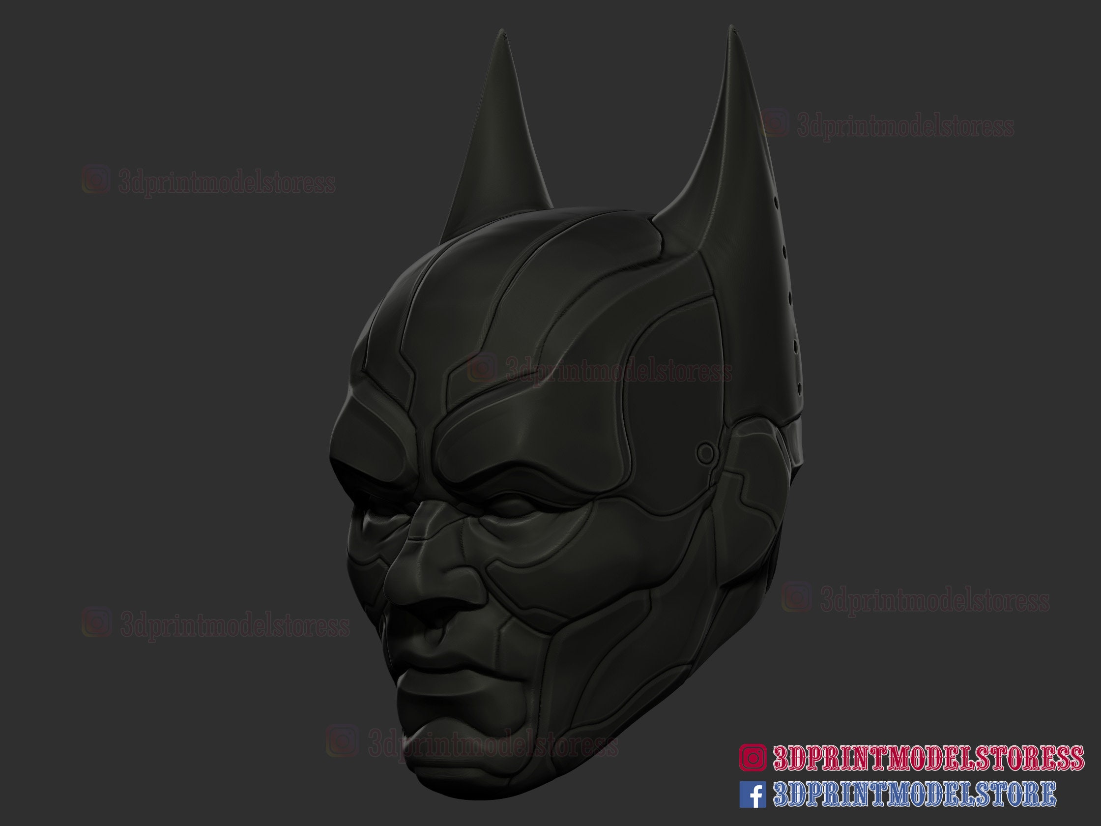 Batman beyond helmet comics cosplay mask 3d print files etsy