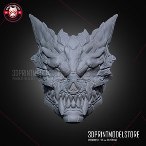 Kaiju No 8 Cosplay Mask - 3D Print Model STL File - Etsy