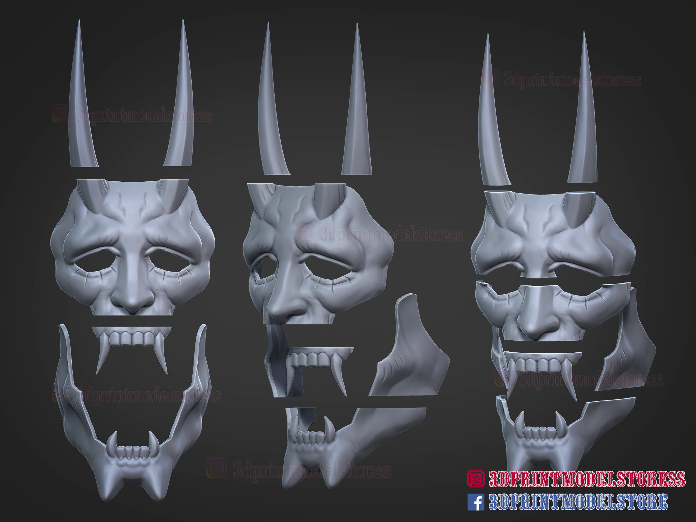 Pink Mask from Neon White Game - Fan Art 3D model 3D printable