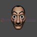 3D Print File Cosplay Mask Dali Mask Salvador Lacasa De Papel Face Mask ...