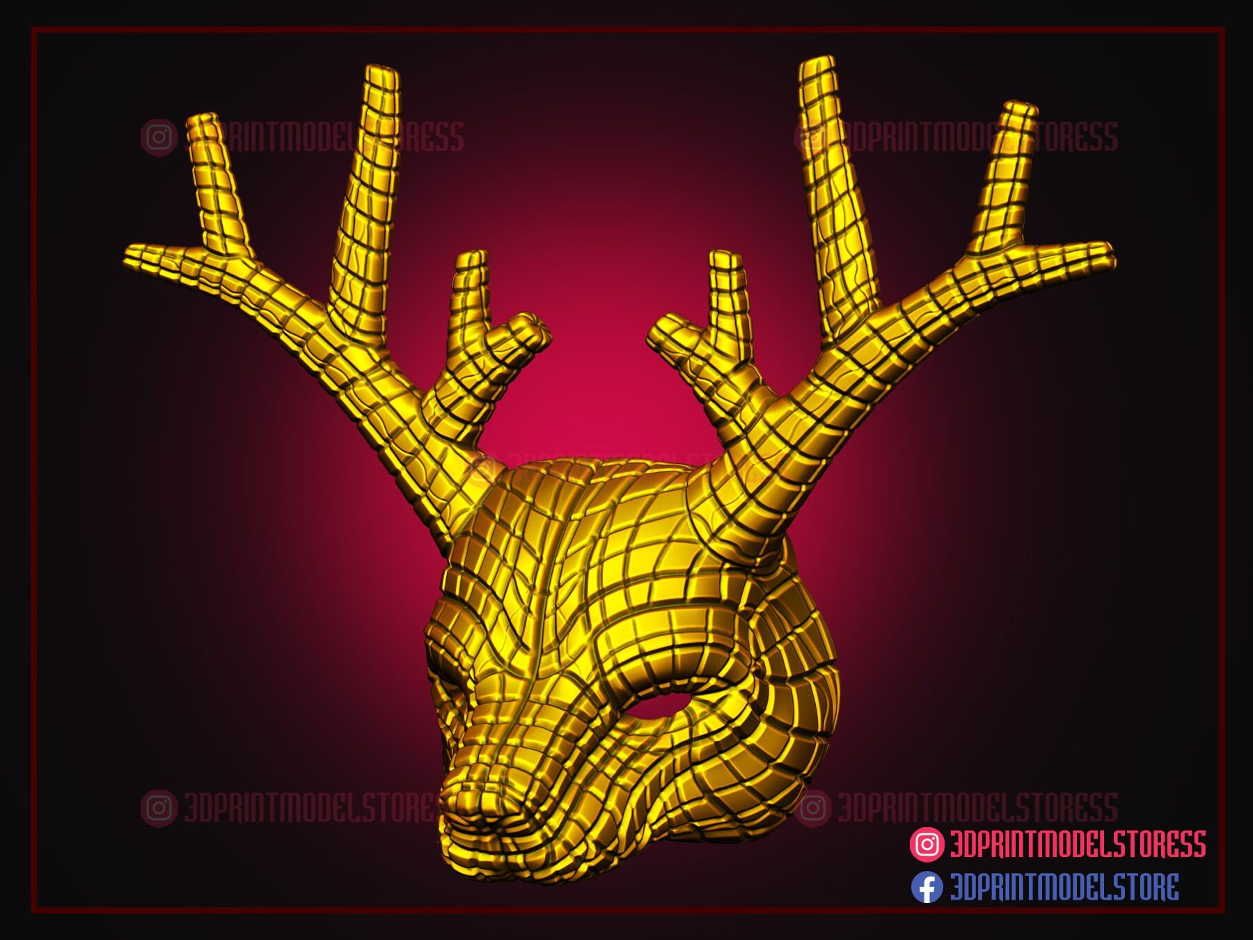 Squid Game Mask Deer Vip Mask STL File for 3D Printing for - Etsy India