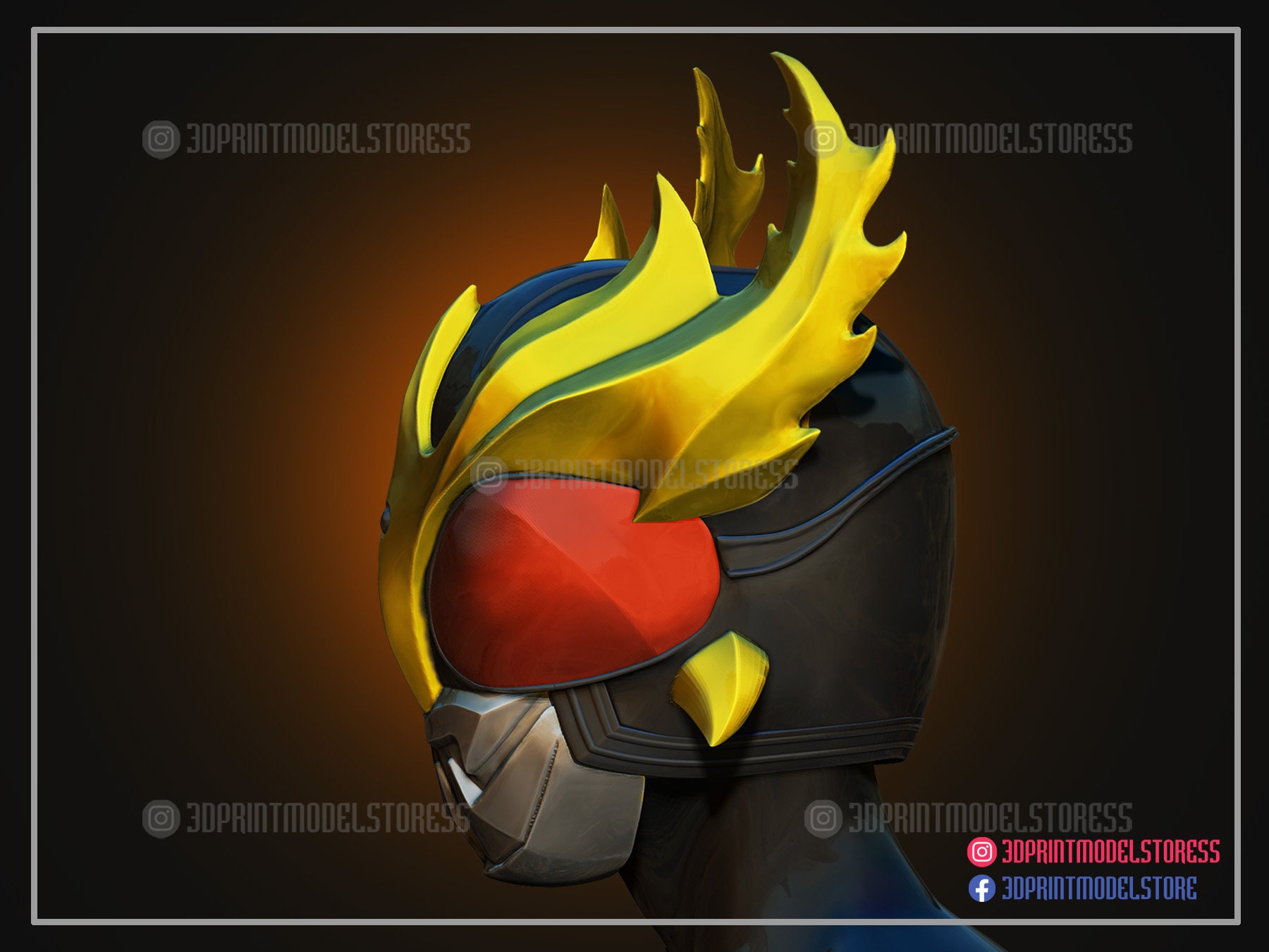 Kamen Rider Kuuga Helmet STL File 3D Print Model - Etsy Hong Kong