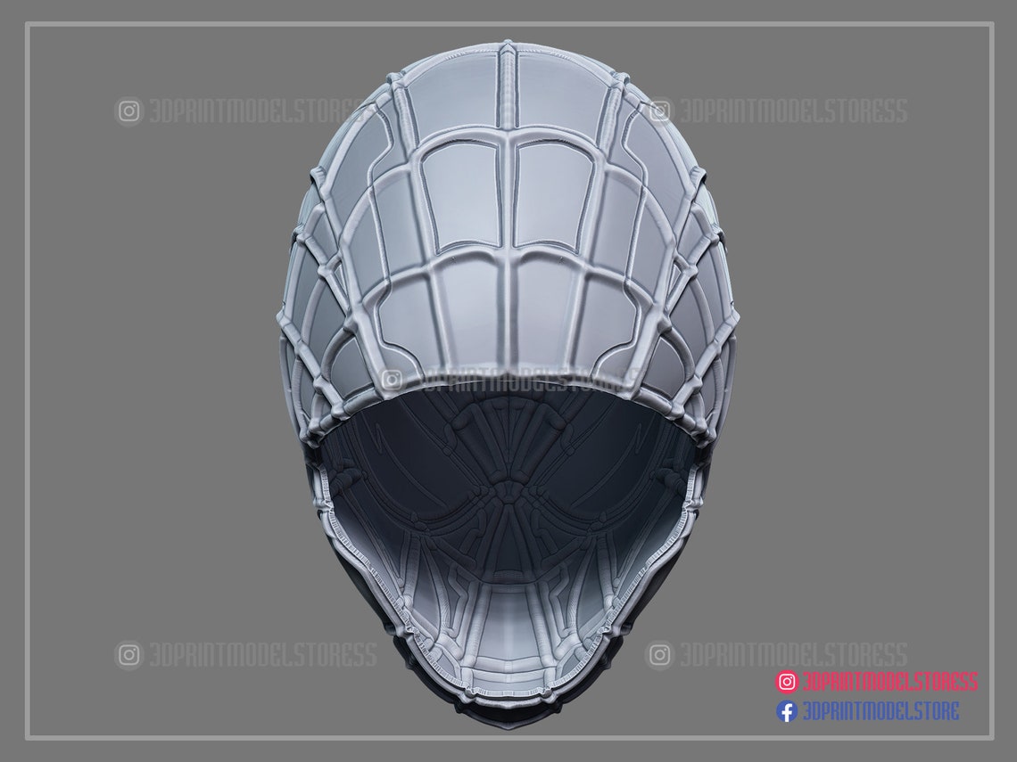 Spiderman Mask Marvel Cosplay Helmet STL File 3D Print - Etsy