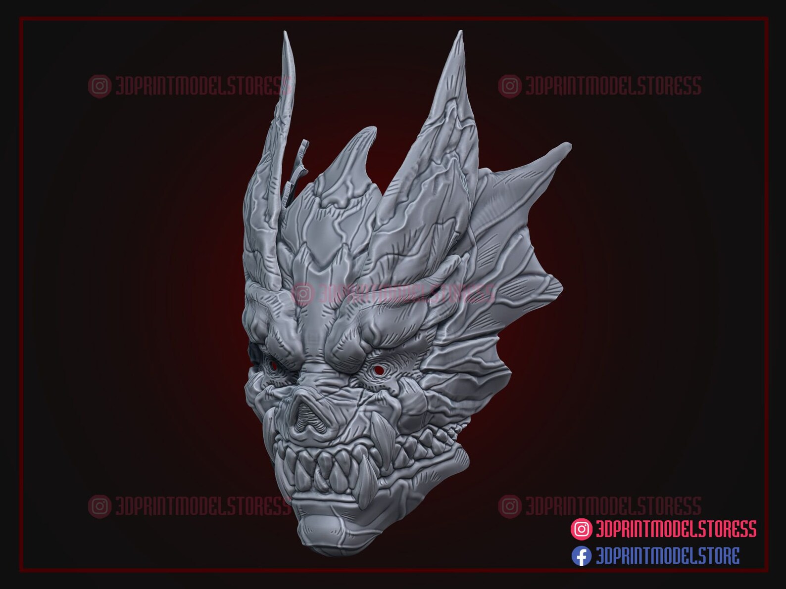 Kaiju No 8 Cosplay Mask STL File for Cosplay Halloween - Etsy Finland