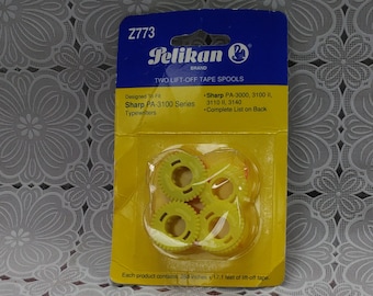 Vintage Pelikan Twee Lift-Off Tape Spools Z773 Past Sharp PA-3100 Serie Typewriters New Old Stock (2)