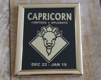 Vintage Capricorn Refrigerator Magnet Novelty Zodiac  Sign Art (9)