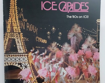 Ice Capades The 80&#39;s On Ice! Program Inserts Attached (bb3)