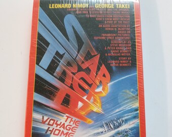 Star Trek IV The Voyage Home Cassette Tape Dramatic Reading by Leonard Nimoy & George Takei w/Sound Effects NOS (bb4)