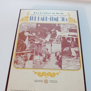 Nosso século na música The Hard-Time &#39;30s Box Set de duas fitas estéreo de 8 faixas (bb4)