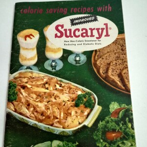 Vintage Sucaryl Cook Book New Non-Caloric Sweetener for Reducing and Diabetiker Diäten (bb2)