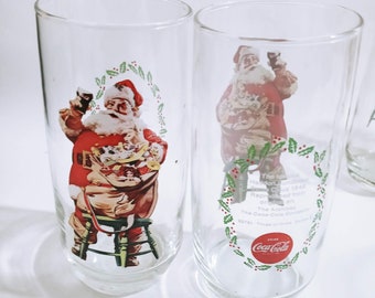 Coca-Cola サンタクロース グラス 3個セット Coca-Cola サンタクロース グラス 3個セット Coca-Cola サンタクロース