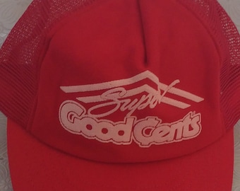 Vintage All You Need is Love Cap Snapback Trucker Hat Red  display picture 1