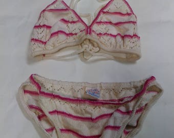 1970/'s knit bikini by Snap Dragonsize 9