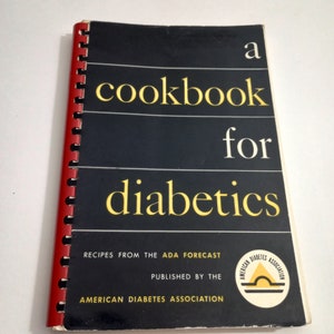 Vintage Cook Book for Diabetics American Diabetes Association 1959 (bb2)